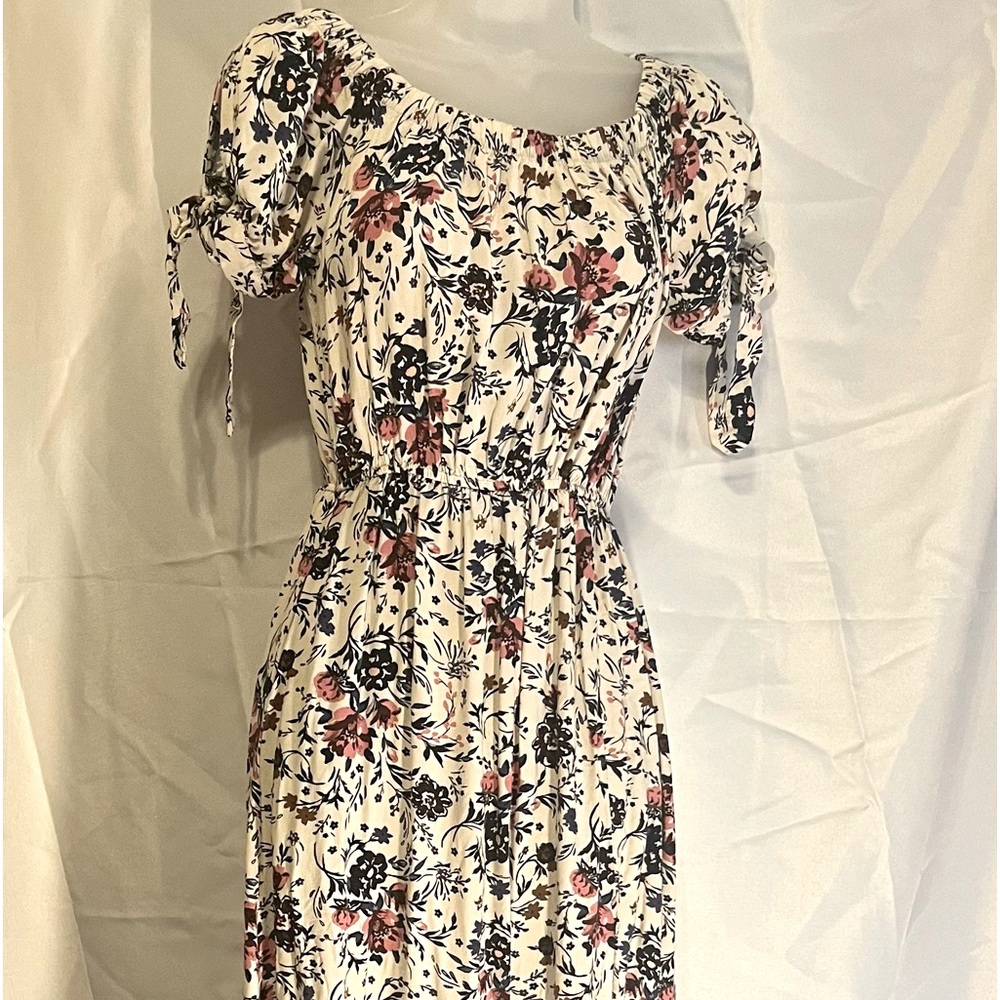 Band of Gypsies dress. Floral, off shoulders.